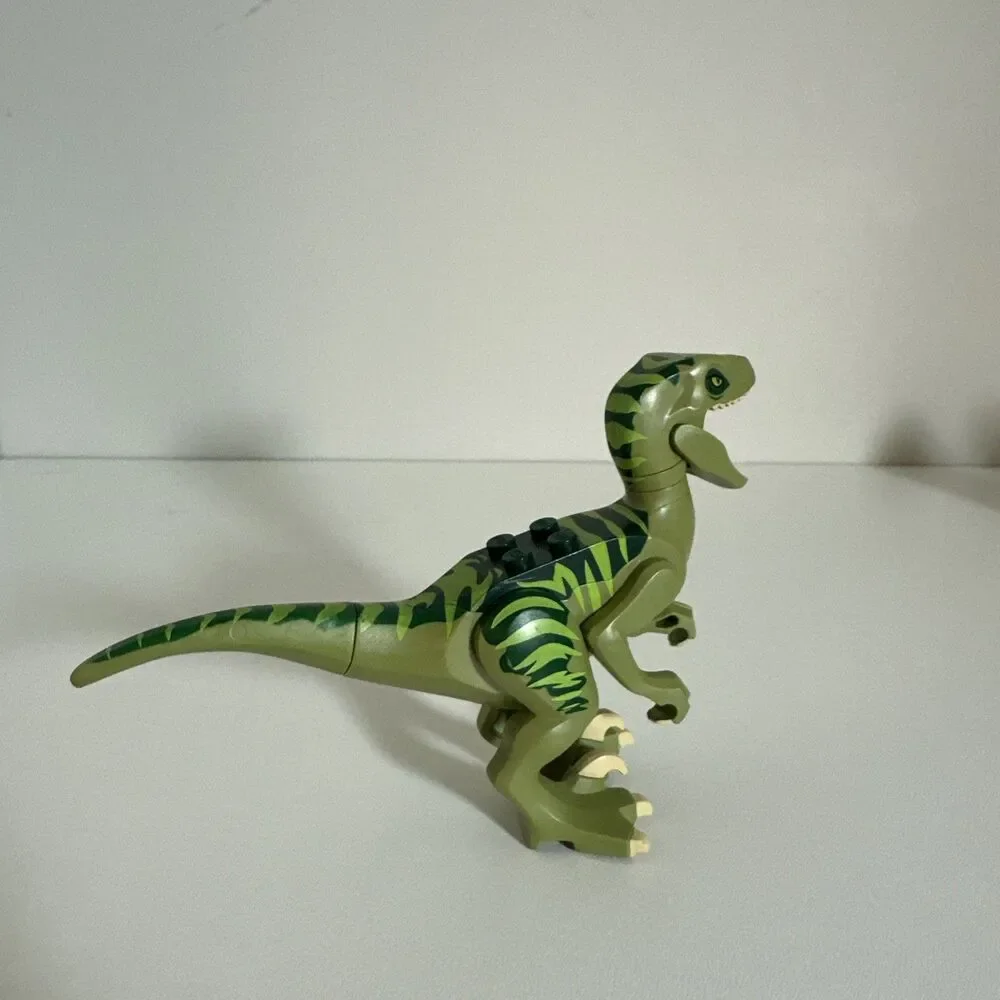 LEGO Jurassic Park Dinosaur Lot velociraptor raptor beige claws Coelophysis